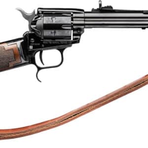 Heritage Mfg BR226B16HS-LS Rough Rider Rancher Full Size 22 LR 6rd 16.12" Black Alloy Steel Barrel, Black Oxide Aluminum Receiver, Walnut Fixed Stock, Right Hand