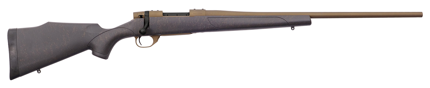 Weatherby VWB653WR6T Vanguard Weatherguard 6.5-300 Wthby Mag 3+1 26" Barrel, Burnt Bronze Cerakote Metal Finish, Bronze Webbed Black Fixed Monte Carlo Stock