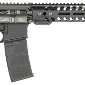 Patriot Ordnance Factory 01644 Minuteman Direct Impingement 5.56x45mm 30+1 16.50" Nitride Treated Threaded Barrel, Black Hard Coat Anodized Receiver, Synthetic 6 Position MFT Minimalist Stock