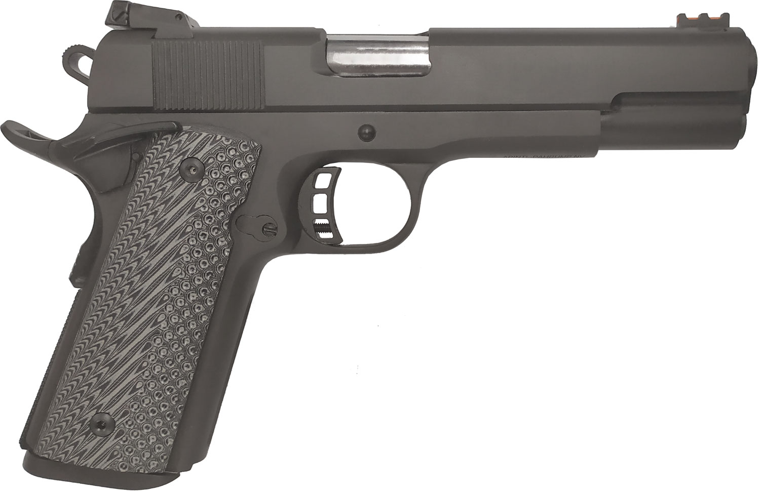Rock Island 56636 Rock Ultra FS Combo 9mm Luger or 22TCM9R Caliber with 5" Barrel, 10+1 Capacity, Overall Black Parkerized Finish Steel, Beavertail Frame, Serrated Slide & Black G10 Grip