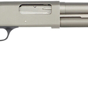 Mossberg 50767 590A1 Tactical 12 Gauge 3" 6+1 18.50" Cylinder Bore Barrel Silver Marinecote Rec Black Synthetic Stock Right Hand Includes M-LOK Handguard