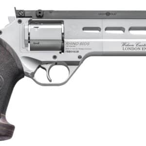 Chiappa Firearms 340302 Rhino Match Master 38 Special 6 Shot, 6" Gray PVD Steel Vent Rib Barrel & Cylinder, Gray PVD Aluminum Frame, Black Hogue Micarta Grip, Exposed Hammer