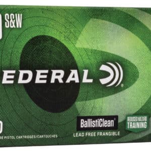 Federal BC40CT1 BallistiClean Reduced Hazard Training 40S&W 125gr Lead Free Frangible 50 Per Box/20 Case
