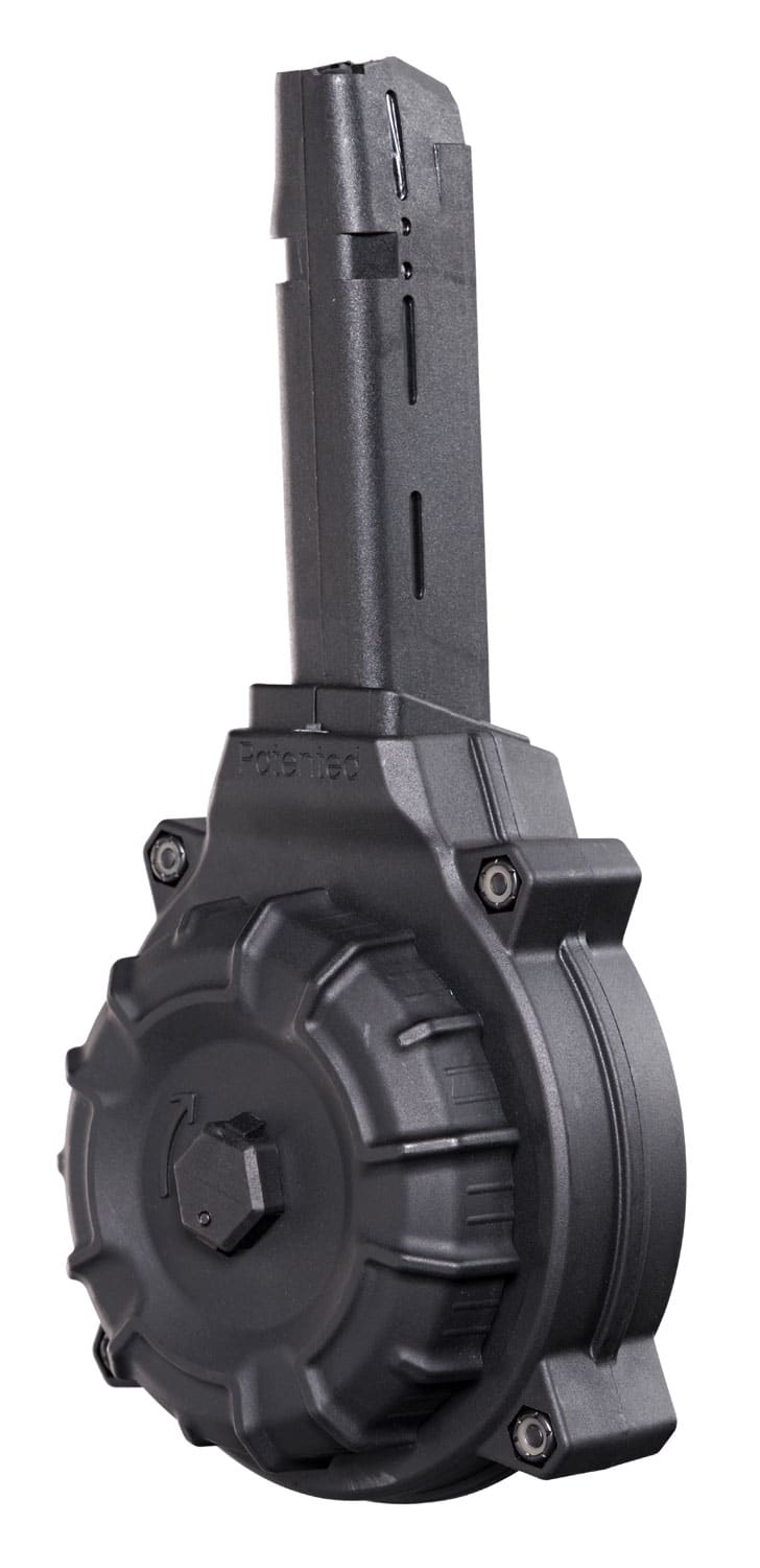 ProMag DRMA19 Standard 50rd Drum 40 S&W Compatible w/ Glock 22/23 Black DuPont Zytel Polymer