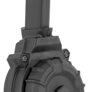ProMag DRMA20 Standard 50rd Drum 9mm Luger Compatible w/Glock 43X/48 Black DuPont Zytel Polymer