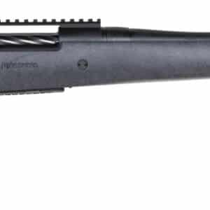 Mossberg 28101 Patriot Long Range Hunter 308 Win Caliber with 5+1 Capacity, 22" Barrel, Threaded/Fluted Matte Blued Metal Finish & Sniper Gray Fixed Monte Carlo Stock Right Hand (Full Size)
