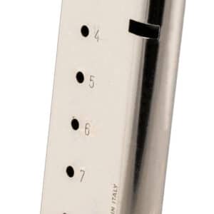 Mec-Gar MGCG4508NPF Standard  8rd 45 ACP Fits 1911 Government Nickel Stainless Steel