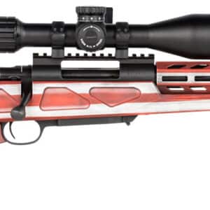 Howa HFLG65C16 M1500 APC Chassis Gen2 6.5 Creedmoor 10+1 16.25" Barrel, American Flag Cerakote Receiver, American Flag 6 Position Luth-AR MBA-4 with Aluminum Chassis Stock, Black Polymer Grip