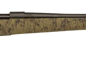 Howa HHS45533 M1500 HS Precision 6.5 PRC 3+1 24" Threaded Barrel, Black Steel Receiver, Green w/Black Webbing HS Precision Synthetic Stock