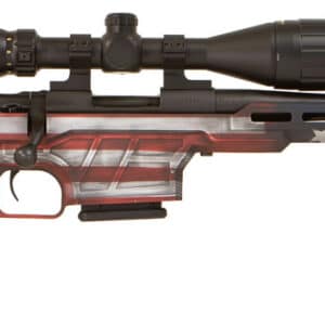 Howa HMXL350USA M1500 Mini Excel Lite 350 Legend 16.25" TB 3+1 American Flag Cerakote Black Folding HTI Excl Lite Chassis Stock