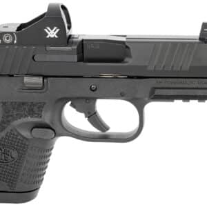 FN 66100803 509CT w/Optic 9mm Luger 10+1 4.32" Black Steel Threaded Barrel, Black PVD Optic Cut/Serrated Steel Slide & Polymer Frame w/Picatinny Rail, Vortex Viper Red Dot, Ambidextrous