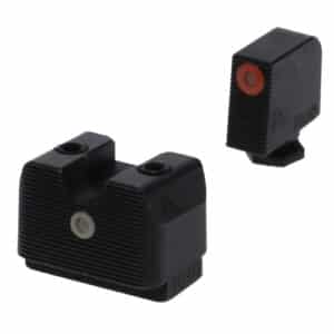Rival Arms RA4A231G In-Line MOS Night Sights for G17/G19  Green Tritium Orange Outline Front Sight-Green Tritium White Outline Rear Sight
