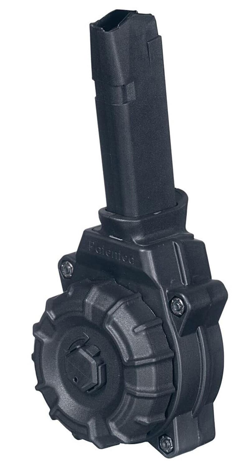 ProMag DRMA35 Standard 30rd Drum 9mm Luger Compatible w/ Glock 43X/48 Black DuPont Zytel Polymer