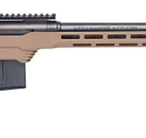 Savage Arms 57695 110 Precision 308 Win 10+1 20", Matte Black Rec/Barrel, Flat Dark Earth Cerakote MDT LSS XL Chassis, Polymer Grip, Left Hand
