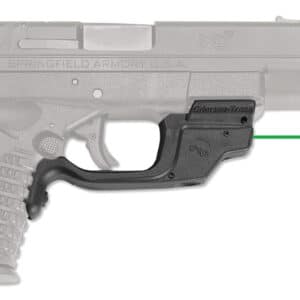 Crimson Trace 0147201 Laserguard Fits Springfield XD-S, Green Laser Black Polymer