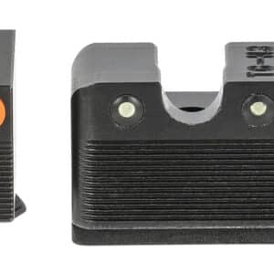 TruGlo TG231G2MC Tritium Pro Black | Green Tritium Orange Outline Front Sight Green Tritium Rear Sight