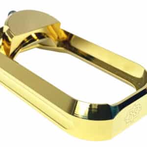 Cross Armory CRGFMWGD Flared Magwell  Compatible w/Glock Gen1-3 Gold Anodized Aluminum