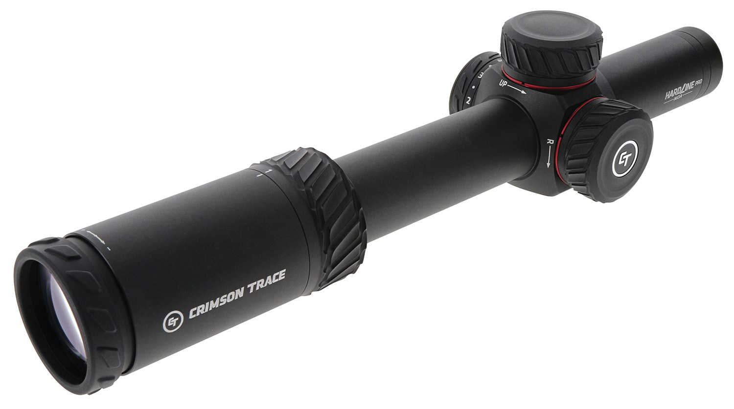 Crimson Trace 0101100 Hardline Pro Black 1-6x24mm 30mm Tube Illuminated Competition Reticle