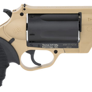 Taurus 2-441021FDE Judge Public Defender 45 Colt (LC)/410 Gauge 5rd 2.50" Flat Dark Earth Barrel & Frame Matte Black Cylinder Black Ribber Grip