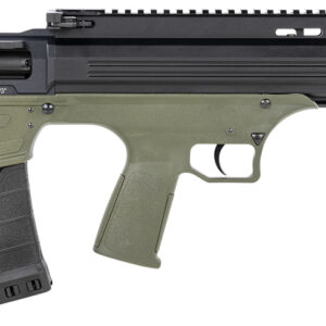 ATI ATIG12BDG Bulldog  12 Gauge Semi-Auto 3" 5+1 18.50" Black Steel Barrel, Black Aluminum Receiver, Picatinny Rail, Green Fixed Bullpup Stoc & Grip