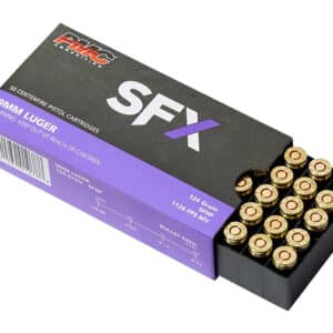 PMC 9SFX SFx 9mmLuger 124gr StarFire Hollow Point 50 Per Box/20 Case