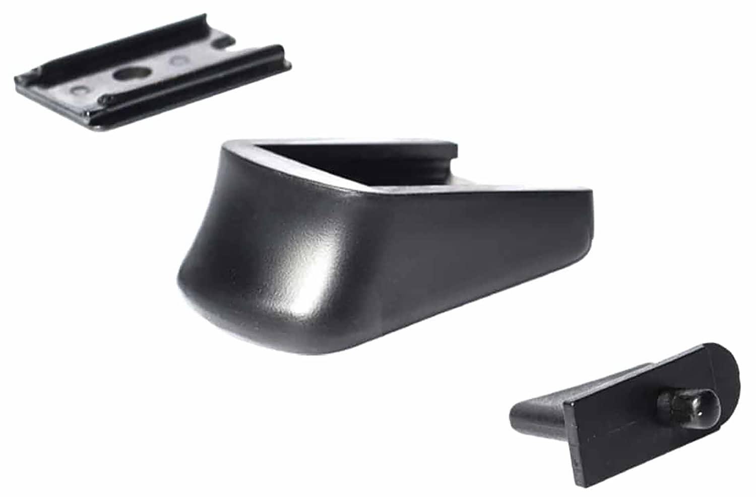 Mec-Gar F42090SET Finger Rest Set made of Polymer & Steel with Blued Finish for Walther PP, PPK & PPK/S Magazines