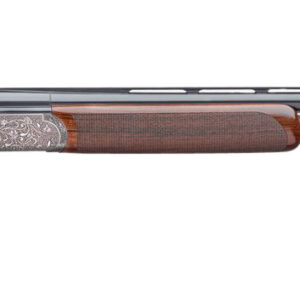 Rizzini USA 670112 Venus Ladies Sporter Compact 12 Gauge Break Open 2.75" 2rd 30" Gloss Blued Vent Rib Barrel, Coin Anodized Silver Engraved Steel Receiver, Fixed w/Pistol Grip Turkish Walnut Stock
