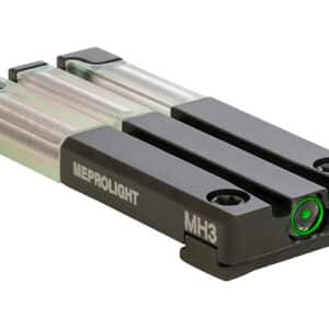 Meprolight USA 631053108 FT Bullseye Rear Sight Green Tritium/Fiber Optic Glock MOS