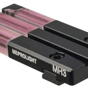 Meprolight USA 631053408 FT Bullseye Rear Sight Red Tritium/Fiber Optic Glock MOS