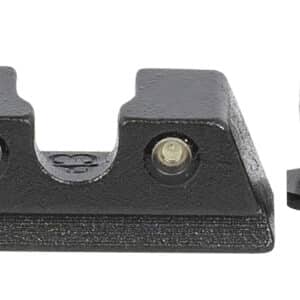 Meprolight USA 402203121 Hyper-Bright Green Tritium Yellow Outline Front Sight-Green Tritium Black Outline Rear Sight Glock 42/43