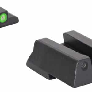 Meprolight USA 415453111 Hyper-Bright Green Tritium Green Outline Front Sight-Green Tritium Black Outline Rear Sight HK VP9/HK45/HK45C