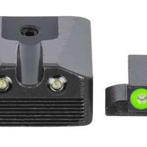 Meprolight USA 412213111 Hyper-Bright Green Tritium Green Outline Front Sight-Green Tritium Black Outline Rear Sight Kimber 1911 WEDGE