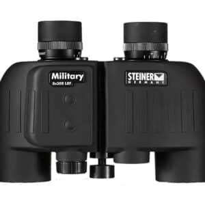 Steiner 2680 M830r Laser Rangefinder 8x 30mm Mil Radian Ranging Reticle, Floating Prism Auto Focus, Black Makrolon w/Rubber Armor