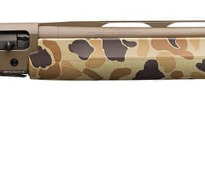 Browning 011430205 Silver Field 12 Gauge 3.5" 4+1 26" Barrel, Flat Dark Earth Cerakote Metal Finish, Vintage Tan Camo Synthetic Stock