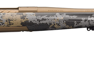 Browning 035538288 X-Bolt Mountain Pro 28 Nosler 3+1 26" MB Fluted Burnt Bronze Cerakote Accent Graphic Black Carbon Fiber Stock Right Hand (Full Size)