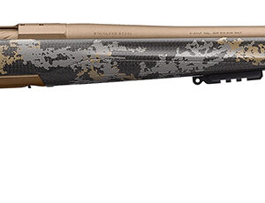 Browning 035539299 X-Bolt Mountain Pro Long Range 6.8 Western 3+1 26" MB Fluted Burnt Bronze Cerakote Accent Graphic Black Carbon Fiber Stock Right Hand (Full Size)
