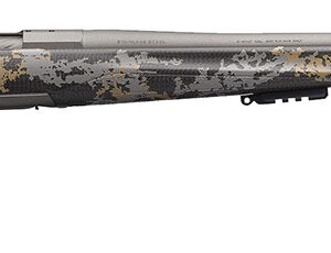 Browning 035541297 X-Bolt Mountain Pro Long Range 300 PRC 3+1 26" MB Fluted Tungsten Gray Cerakote Accent Graphic Black Carbon Fiber Stock Right Hand (Full Size)
