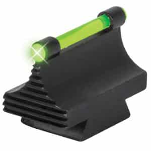 TruGlo TGTG95500RG 3/8" Dovetail Front Sight Black 0.500" Green Ramp for Rifle