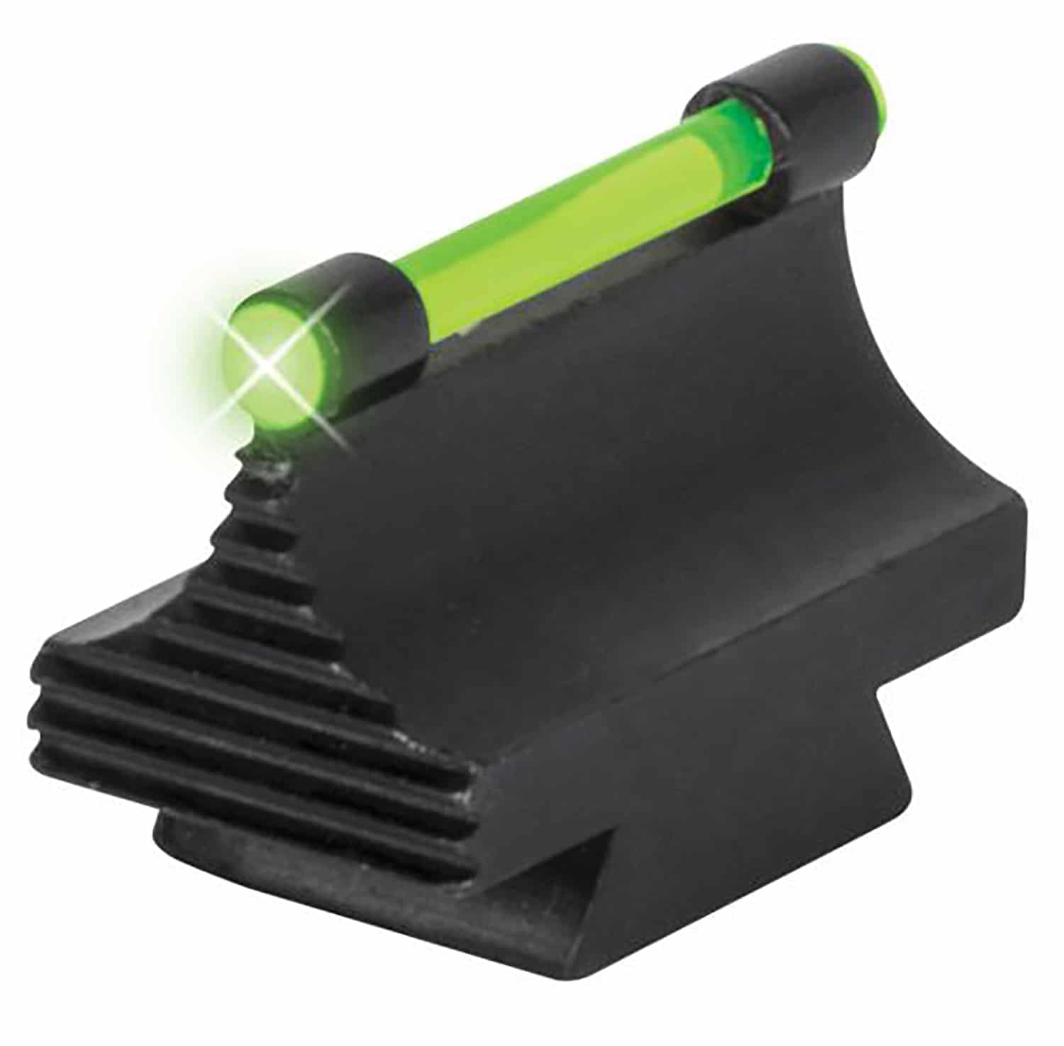 TruGlo TGTG95500RG 3/8" Dovetail Front Sight Black 0.500" Green Ramp for Rifle