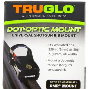 TruGlo TGTG8954U2 Universal Shotgun Rib Mounts Black Trijicon RMR