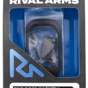 Rival Arms RARA70G121A Two Piece Magwell Compatible w/Gen5 Glock 17/22/34/35, Black Anodized Aluminum