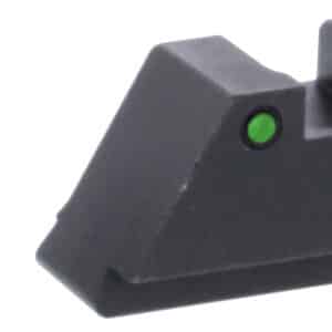 AmeriGlo GL252 Optic Compatible Sight Set for Glock XL Tall Green Tritium LumiGreen Outline Front Sight-Green Tritium Black Outline Rear Sight