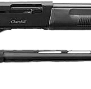 Akkar 111225 Churchill 220 Combo 20 Gauge with 18.50" or 26" Barrel, 3" Chamber, 5+1 Capacity, Blued Metal Finish & Black Synthetic Right Hand (Full Size)