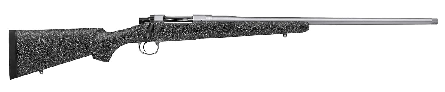 Nosler 40121 M21 6.5 Creedmoor 4+1 22" Barrel, Stainless Steel Nitride Metal Finish, Gray Speckled Black All-Weather Epoxy Stock