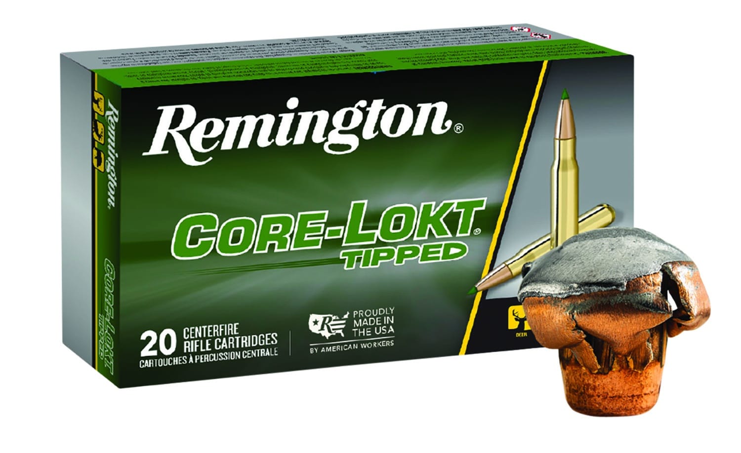 Remington Ammunition R29038 Core-Lokt Tipped 300WinMag 180gr Core-Lokt Tipped 20 Per Box/10 Case