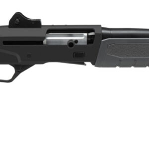 Savage Arms 57787 Renegauge Security Full Size 12 Gauge Semi-Auto 3" 6+1 18.50" Black Melonite Carbon Steel Barrel, Matte Black Aluminum Receiver, Adjustable Matte Gray Synthetic Stock, Right Hand