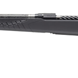Savage Arms 57719 110 UltraLite Full Size 6.5 PRC 2+1 24" Carbon Fiber Threaded Barrel, Black Melonite Drilled & Tapped Stainless Steel Receiver, Adj AccuStock Matte Gray Synthetic Stock, Left Hand