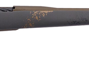 Weatherby MCU03N243NR4B Mark V Camilla Ultra Lightweight Compact 243 Win 4+1 22" Barrel, Midnight Bronze Cerakote Metal Finish, Black with Smoke/Gold Sponge Accents Monte Carlo Stock