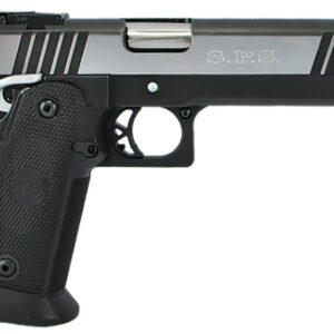 TriStar 85674 SPS Pantera 1911 9mm Luger 18+1 5" Stainless Steel Barrel, Black Chrome Serrated Steel Slide, Black Steel Frame w/Beavertail, Black Polymer Grip, Right Hand