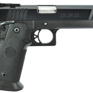 TriStar 85675 SPS Pantera 1911 Full Size Frame 9mm Luger 18+1 5" Stainless Steel Barrel, Black Chrome Serrated Steel Slide, Black Steel Frame w/Beavertail, Black Polymer Grip, Right Hand